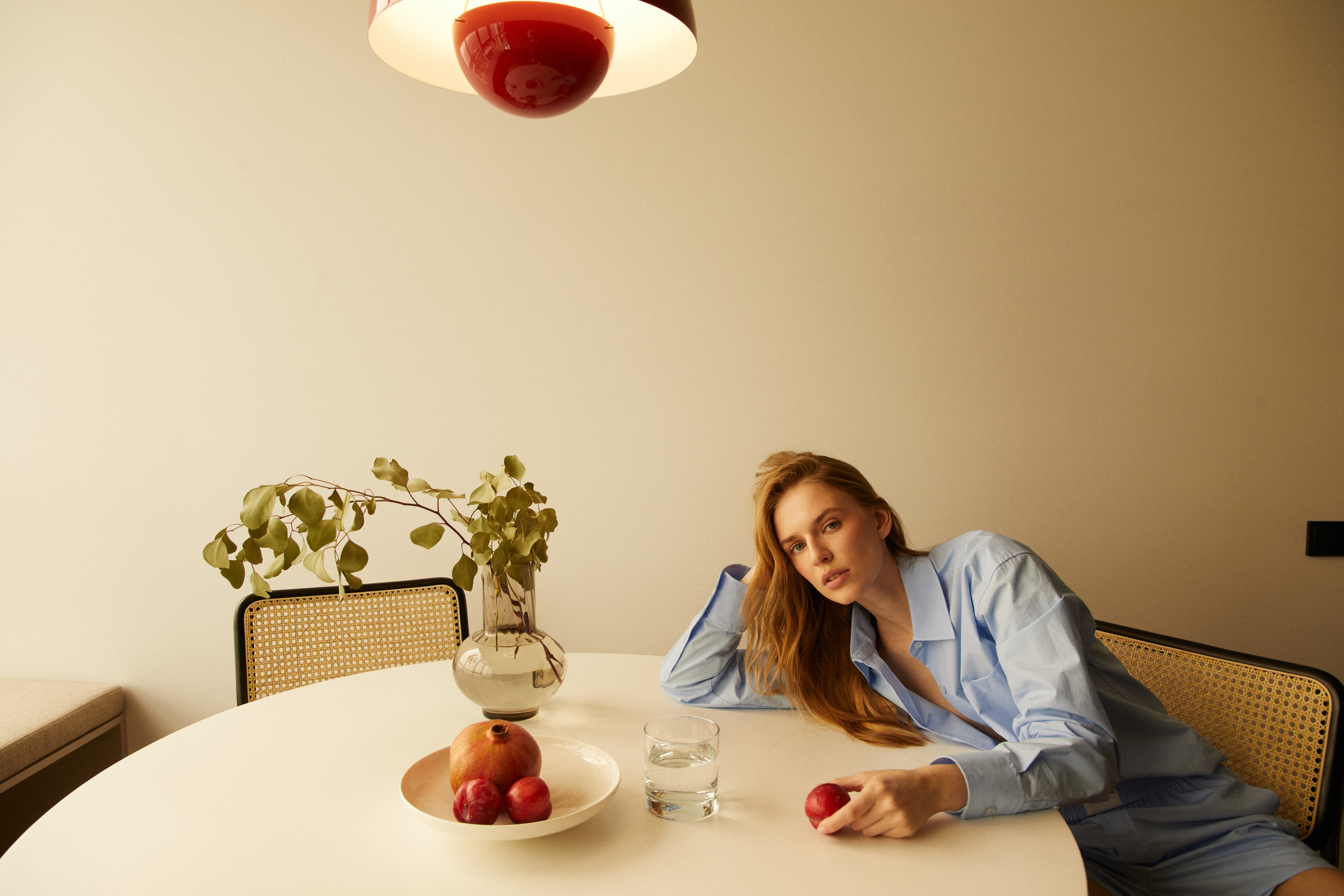 concrete house in lush environment